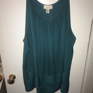 Green Loft Silk Tank